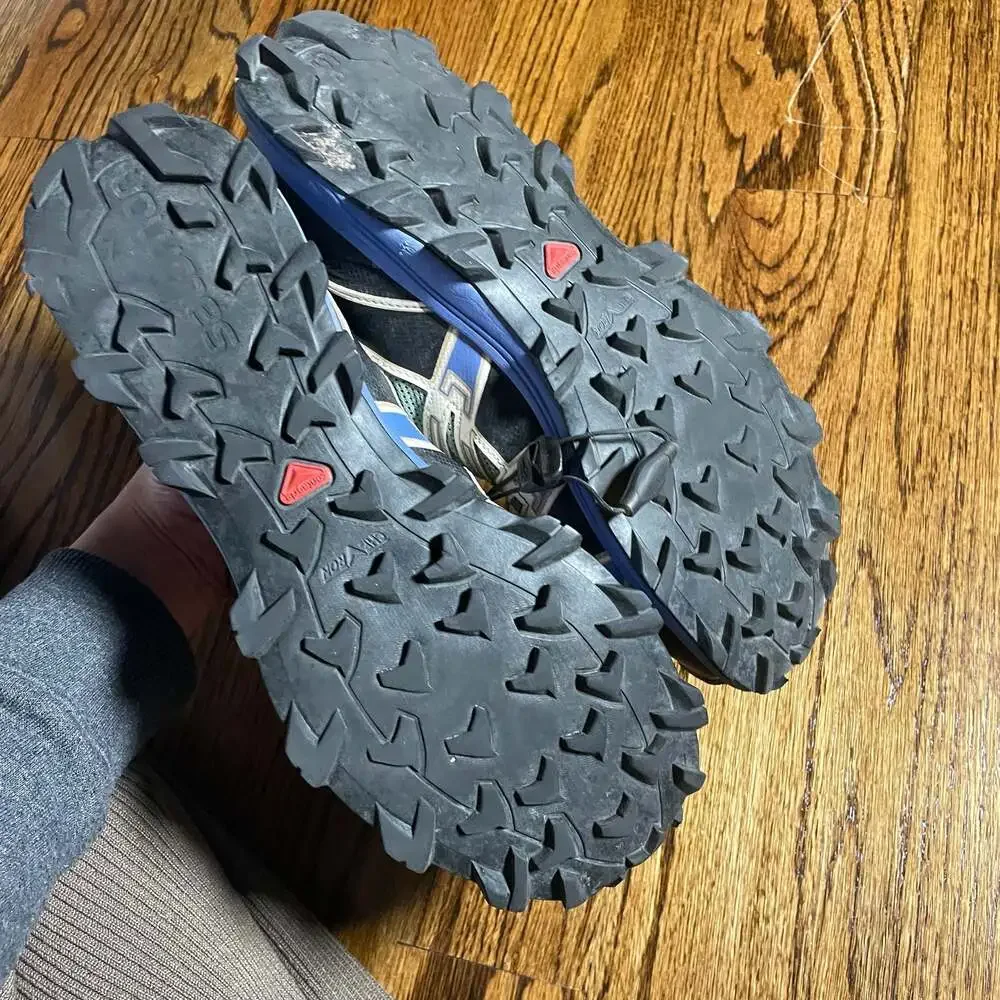 Salomon Fellraiser Trail Running Shoes Blue Black Size US 8.5